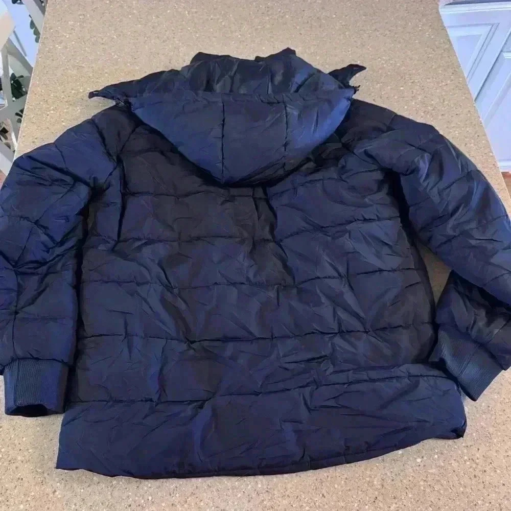 FILA Pace Logo PufferJacket Hooded Medium Insulated Winter, Warm, Insulated - Picture 7 of 11